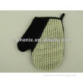 Fashion natural sisal bath exfoliating shower gloves